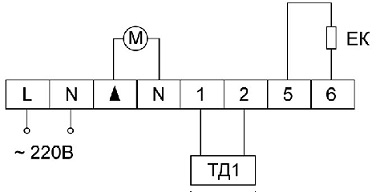 Схема подключения МРТ220.10-16